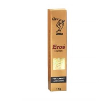 18+ Eros Cream Lidocaine (Reduce Male Over-Sensitivity) 15g. 
