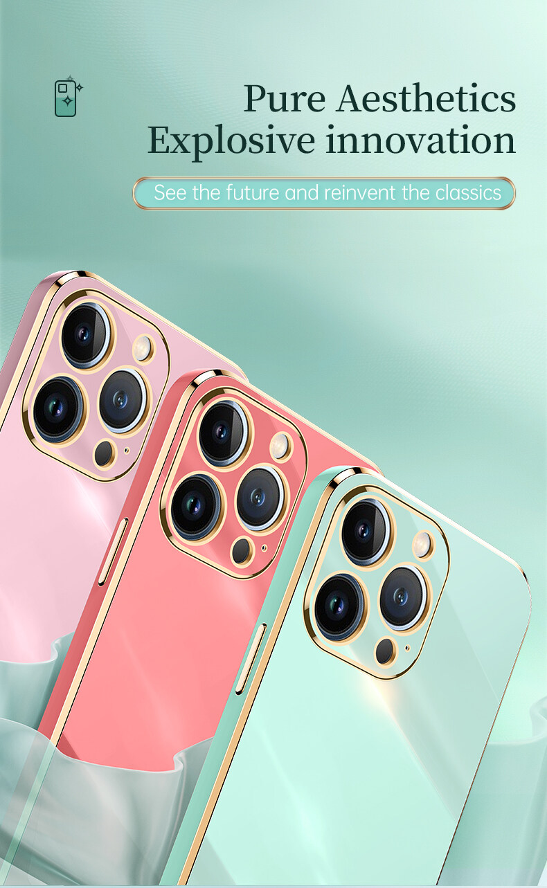 For Xiaomi Redmi 5 Plus Back Cover Luxury 6D Plating Square Frame Shiny Case Camera Lens Protection Soft Silicone Mobile Phone Cases. 