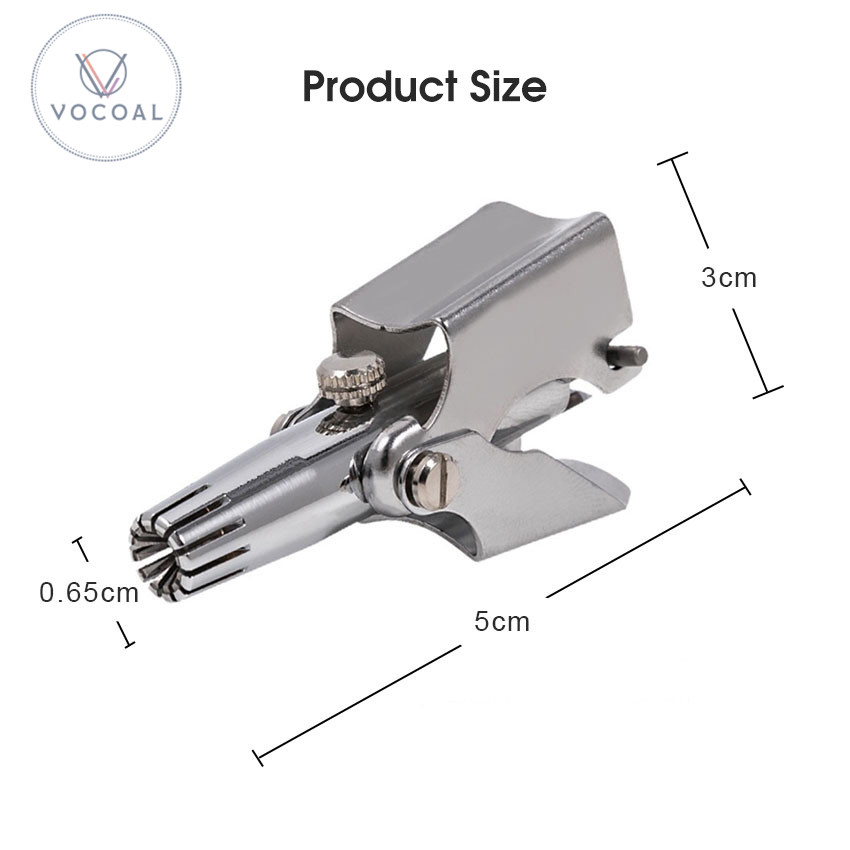 Vocoal Nose Hair Trimmers Personal Care Nasal Hair Groomers Ear Hair Razor Manual Cutter Nasal Shaver For Man Convenient Mini Portable Nose Hair Clipper Washable. 