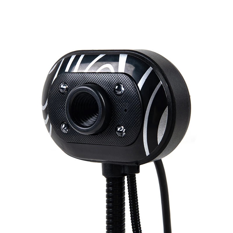 Webcam HD Camera With Microphone 480P USB Plug and Play For PC Laptop High Flexibility Streaming Online Class Digital Web Camera With Mic. 