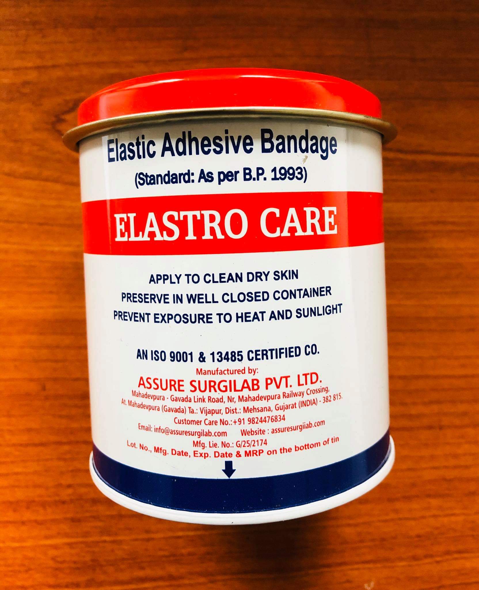 Elastic Adhesives Bandage 7.5cm x 4.5m Stretched Length Elasto Plaster ...