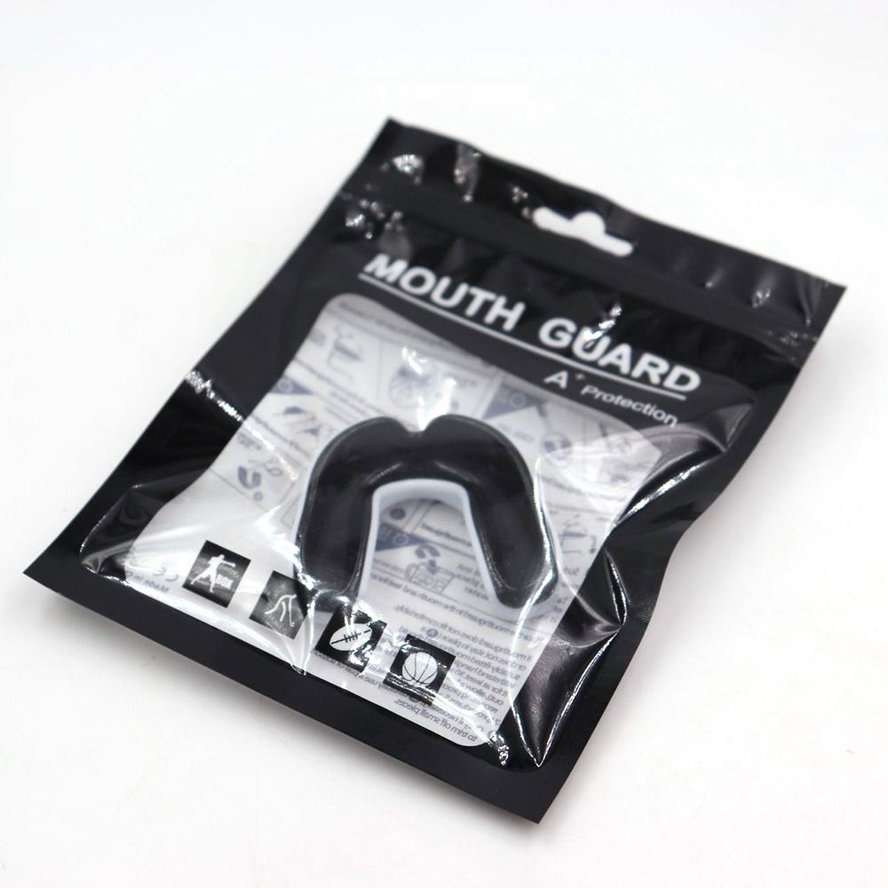 Tooth Brace Protection Rugby Karate Boxing With Plastic Case Box Adults Mouthguard Eva Teeth Protector Sports Mouth Guard. 