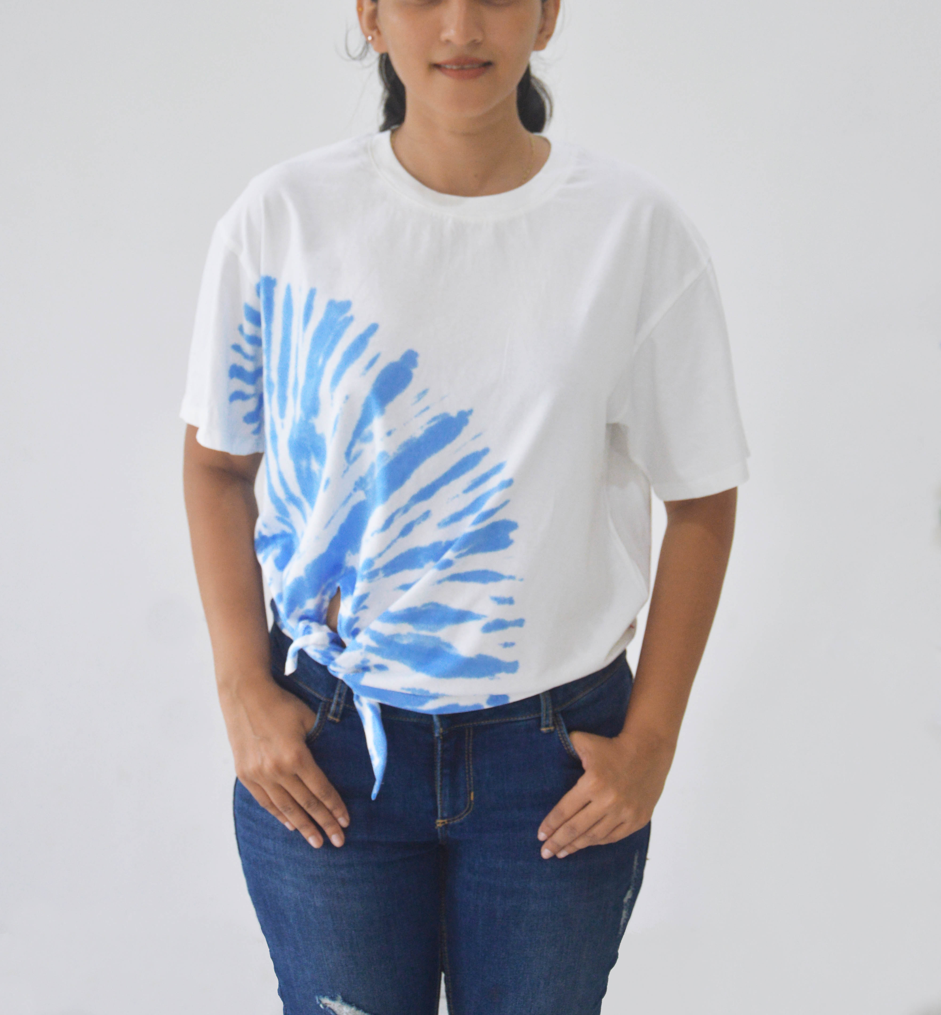 tie dye ladies t shirts