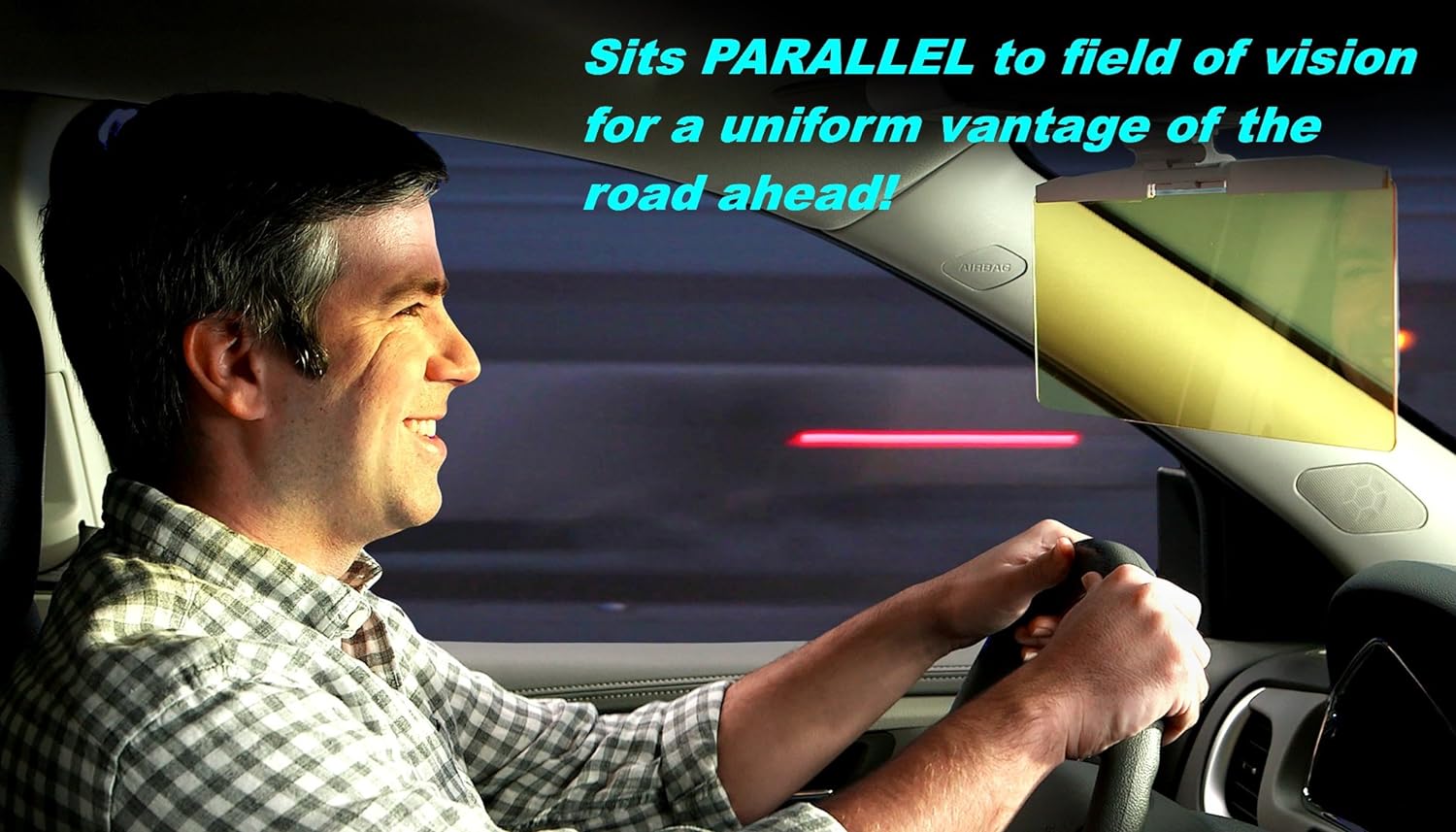 HD Vision Visor The Day and Night Visor for your car. 
