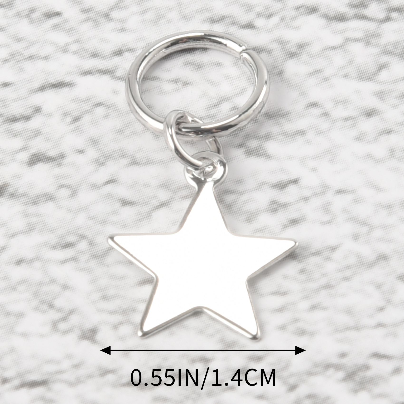 10pcs Lady Girls Silver & Gold Star Hair Rings Braids Hair Clips. 