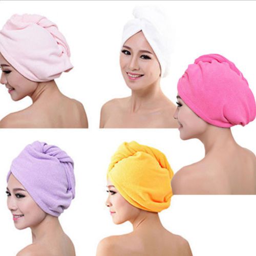 Microfiber Hair Towel Wrap Super Absorbent Quick Dry Hair Turban Women. 
