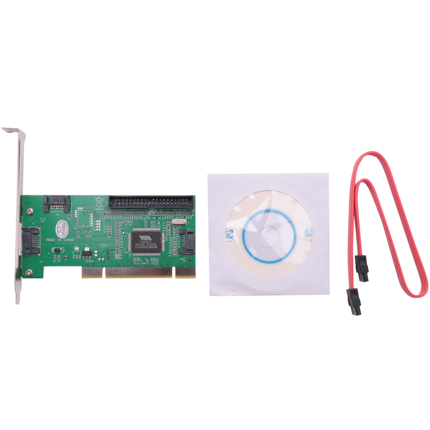 4 Port SATA PCI Expansion Card &IDE VIA VT6421a chipset