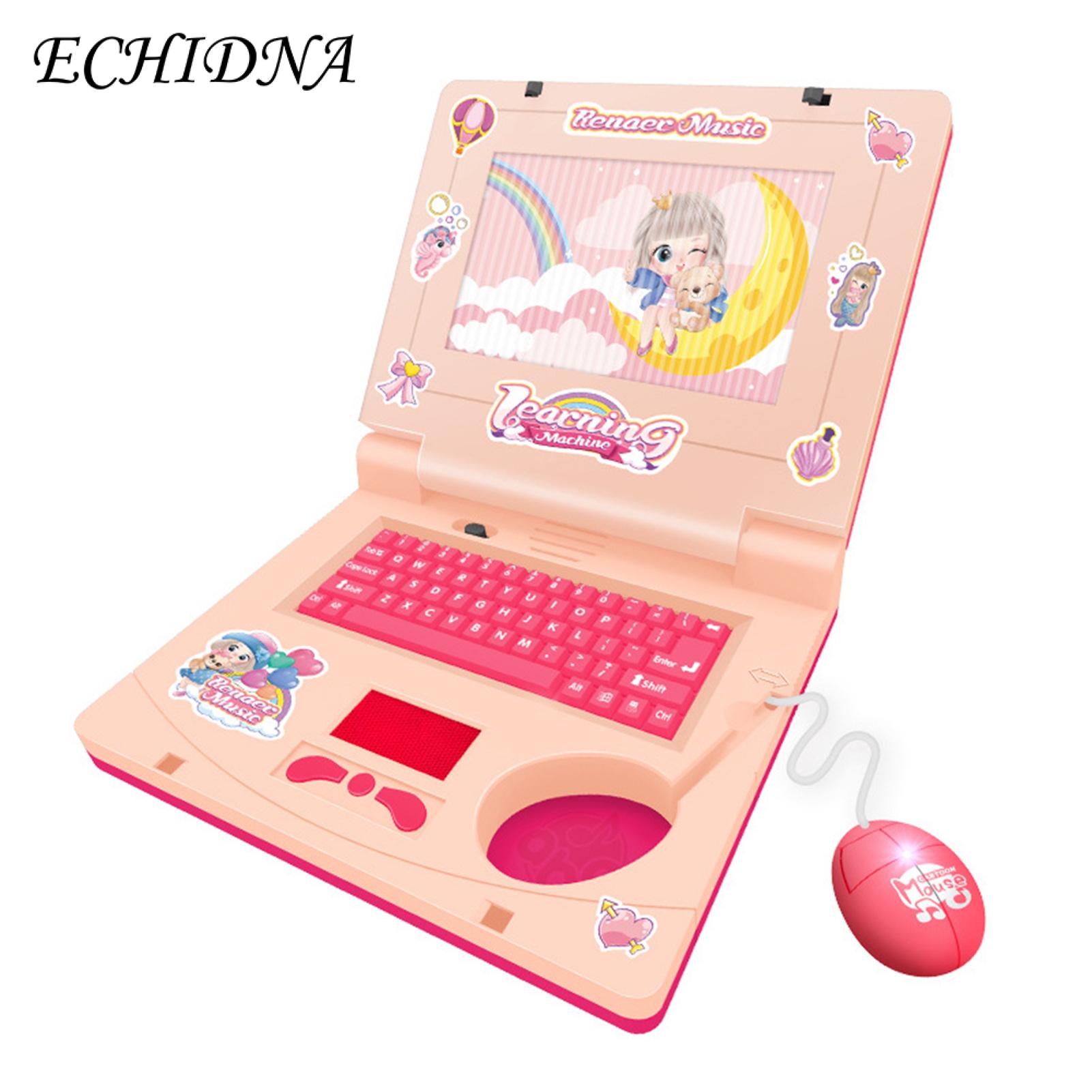 Children Computer Toy with Mouse Children's Learning Spelling Logic Animal Music Computer Toy Kids Laptop Toy. 