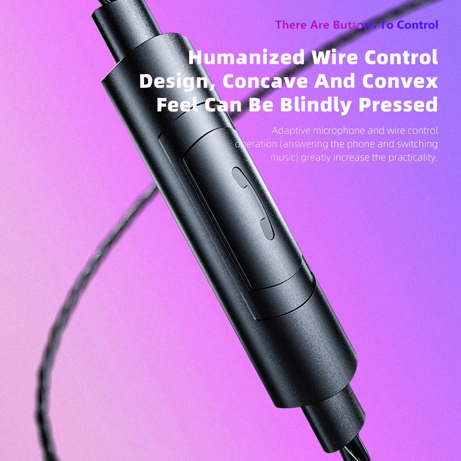 QKZ AK6 Pro 3.5mm Wired Headphones Dynamic Music Earphone Detachable Headphone Cable Ear Hook Sports Headset In-ear Earbuds. 