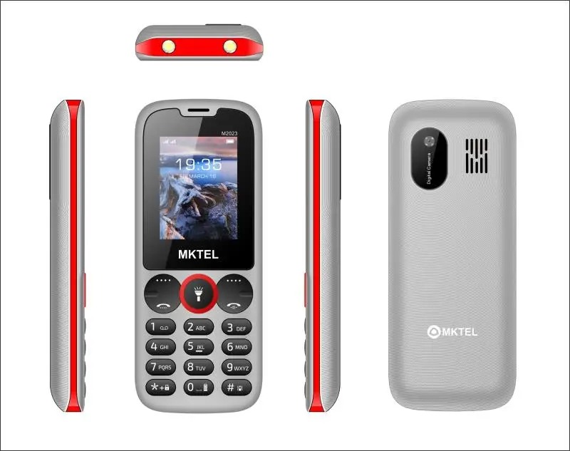 MKTEL M2023 Feature Phone Dual Sim Button Phone. 