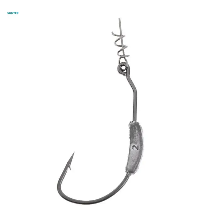 High-carbon Steel Weighted Swimbait Wide Gap Fishing Hook with 2g