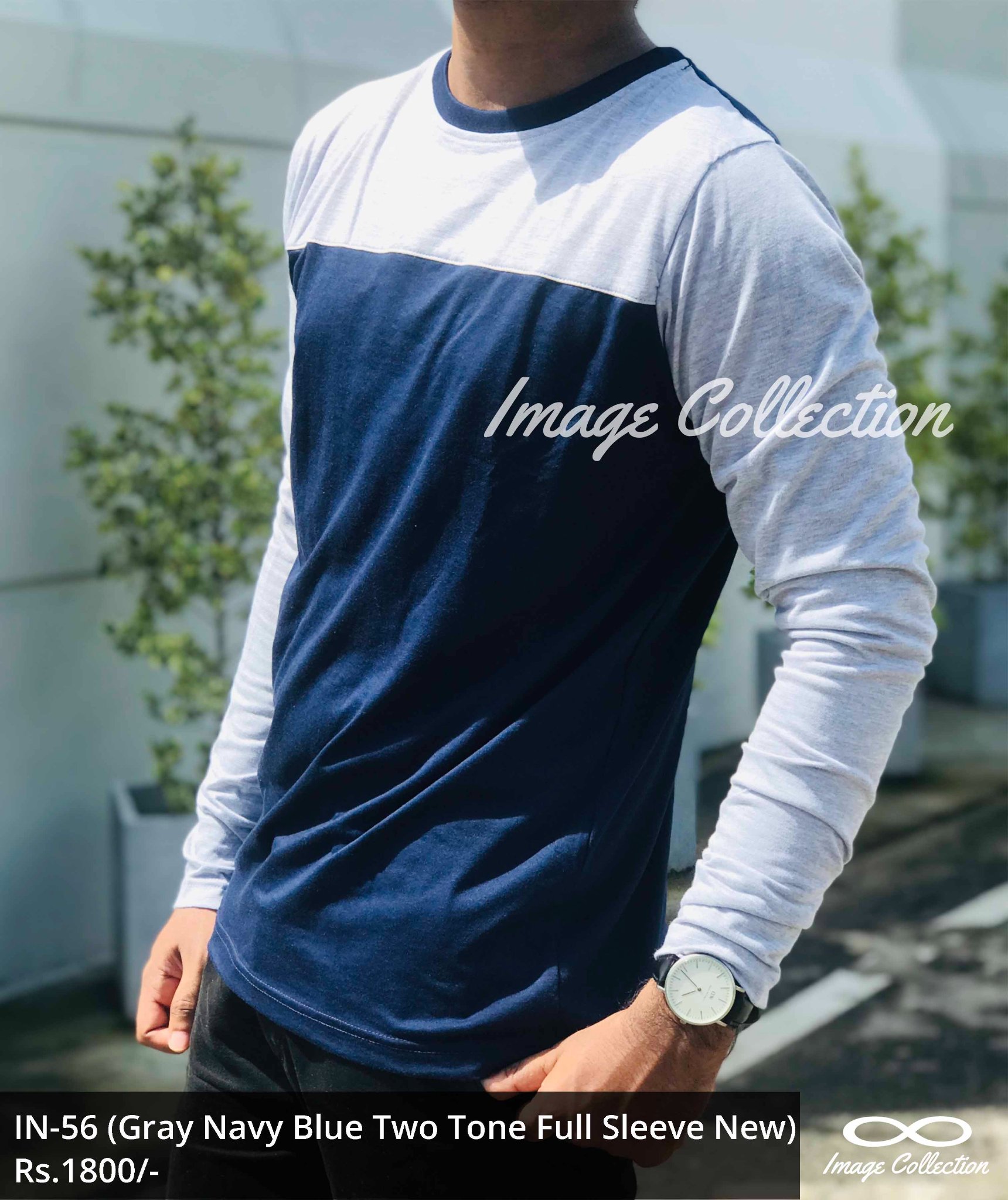 dual colour full sleeve t shirts