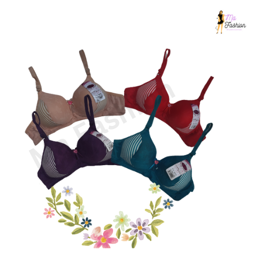 Padded Bra Womens Small Cup Bra Non wired Full Cup Comfortable Girls Brassiere Ladies Bra. 