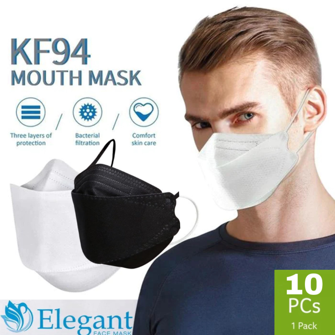 【数々のアワードを受賞】 Air Purifying Face Mask Cover 3 Layer Mouth Filter Masks