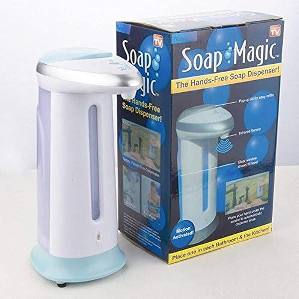 Magic Automatic SOAP DISPENSER Smhd Touch Less Built-In Infrared Smart Sensor-Motion Activated.. 