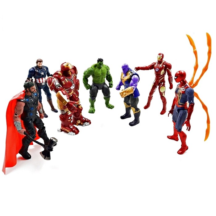 MARVEL TOYS FIGURE AVENGERS INFINITY WAR MARVEL SUPER HEROES ACTION FIGURE COLLECTIBLE TOY Mini - Figures. 