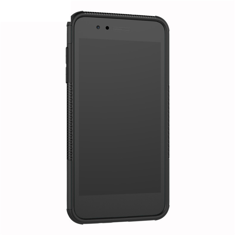 【ThinkWay】Silicone Durable Hard Plastic Case Stand For LG K10 (2017)/LV5 & LG K8 (2017)/LV3. 
