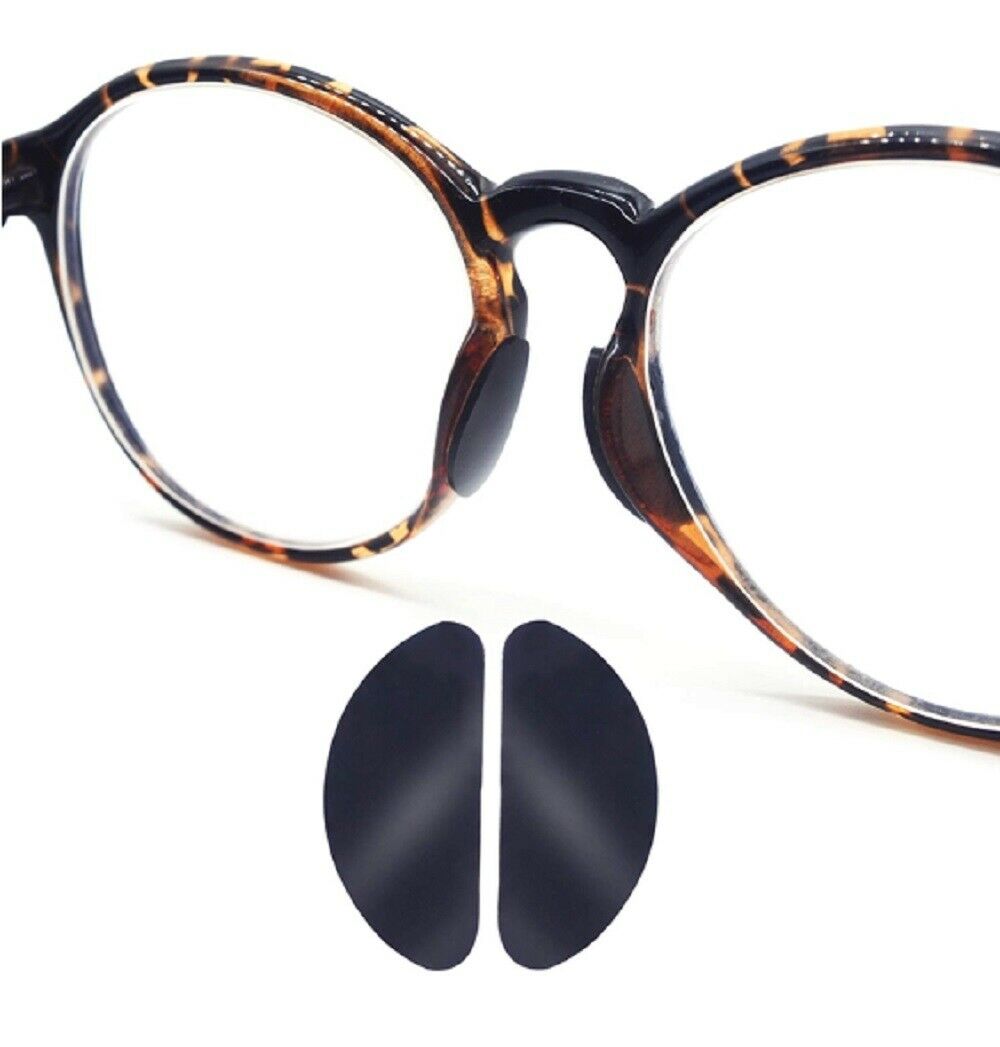 5 Pairs Pack Eyeglass Nose Pads / Anti-Slip Comfort Glasses Retainers / Self Adhesive Soft Silicone Nose Pads. 