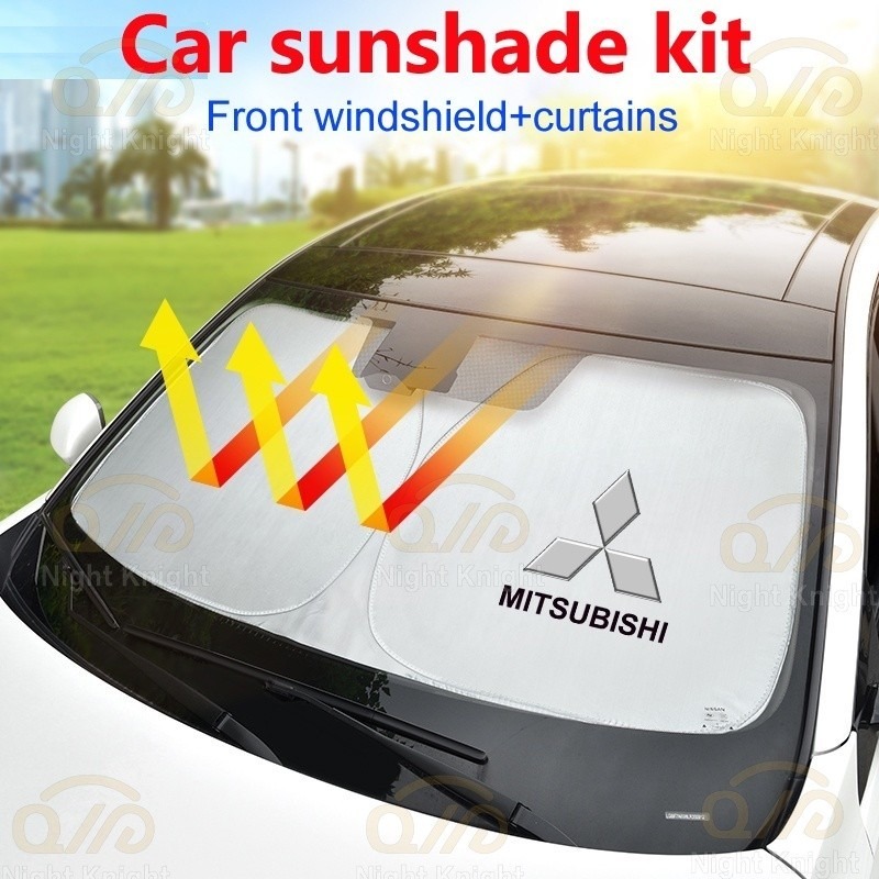 Car Window Sun Shade Windshield Visor Car Accessories For Mitsubishi Triton Outlander Mirage ASX Lancer EVO PAJERO GRANDIS GALANT Xpander