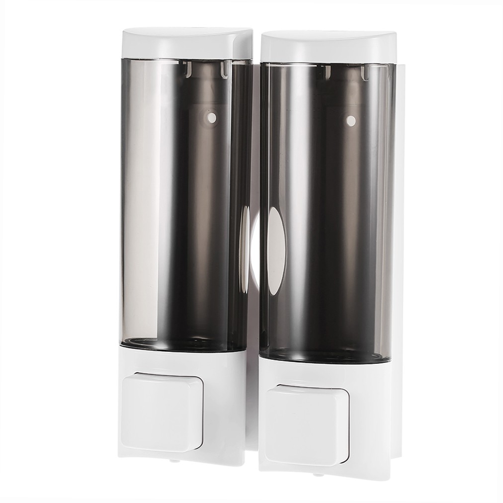 Wall mounted double liquid hand wash 200ml x 2 for hotel use