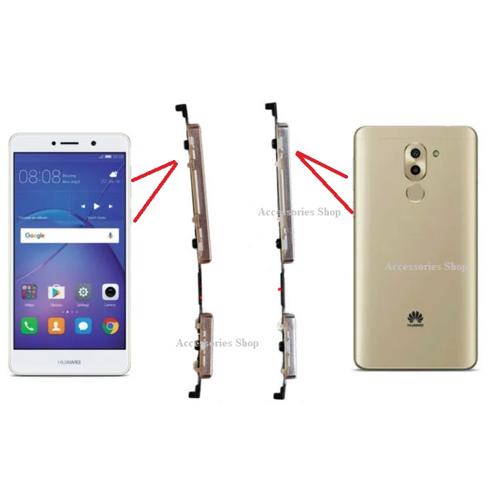 Huawei GR5 2017 Power On Off Button Volume Button Side Button Set Replacement Repair Parts GR5 2017