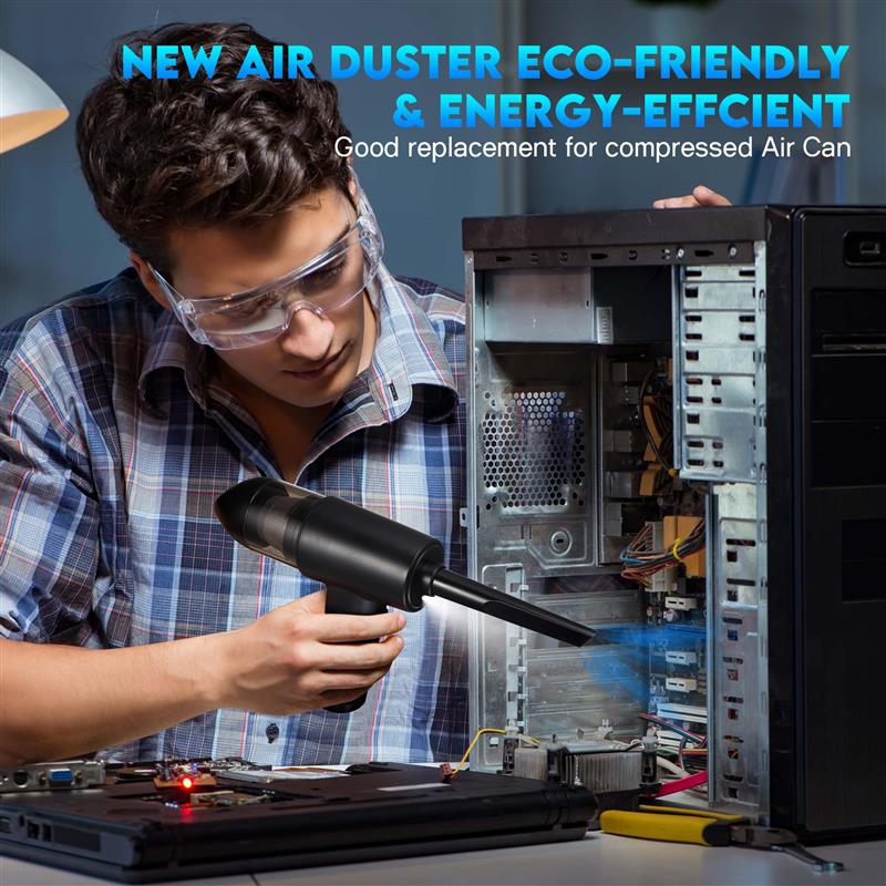 1pc Electric Vacuum Portable Air Blower Handheld Computer Duster Blower For Keyboard Lap Electronics Cleaning