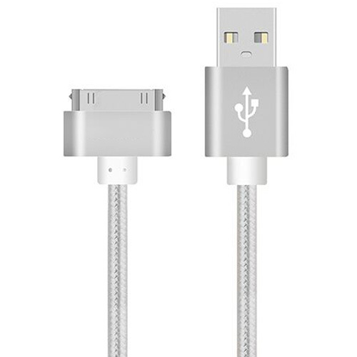 1m 2m 3m Braided USB Data Charger Cable for iPhone 4S 4 S 3GS iPad 1 2 3 iPod Nano iTouch Fast Charging Data Sync Cable Cord. 