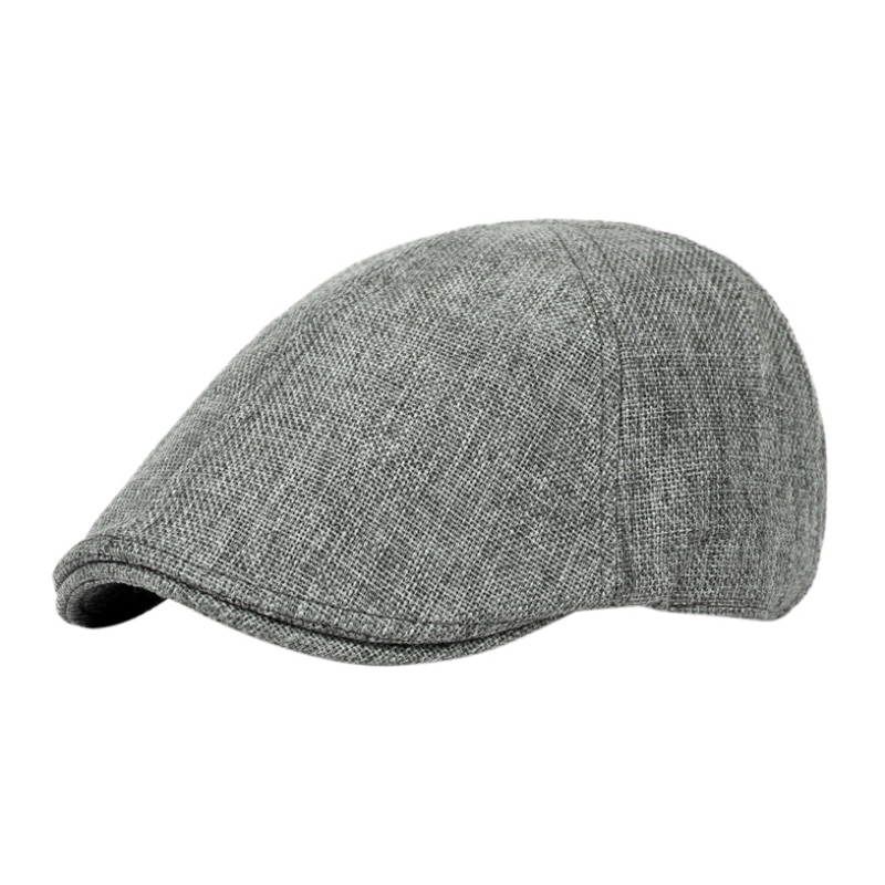 Linen Beret Running Cap Women Men 