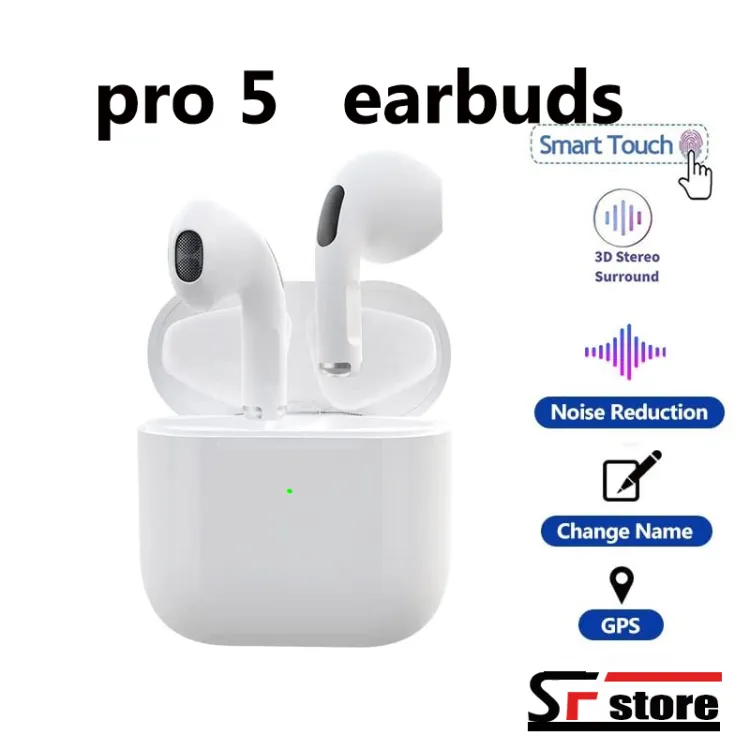 Wireless Earbuds Pro 5 PREMIUM quality 100 high Quality AAA grade for IOS and All other Smart Devices