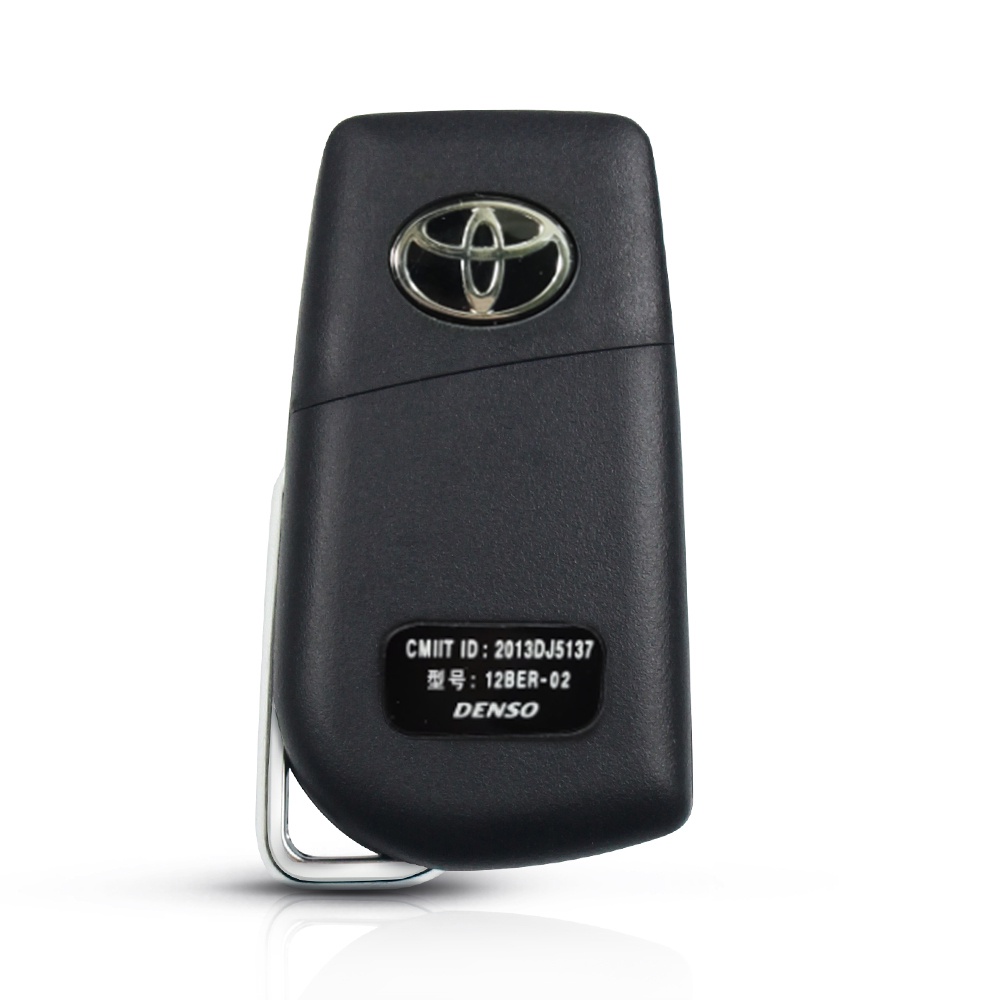 Flip Folding Remote Key Shell for Toyota Levin Camry Reiz Highlander Corolla Key Case Toy48 3 Buttons. 