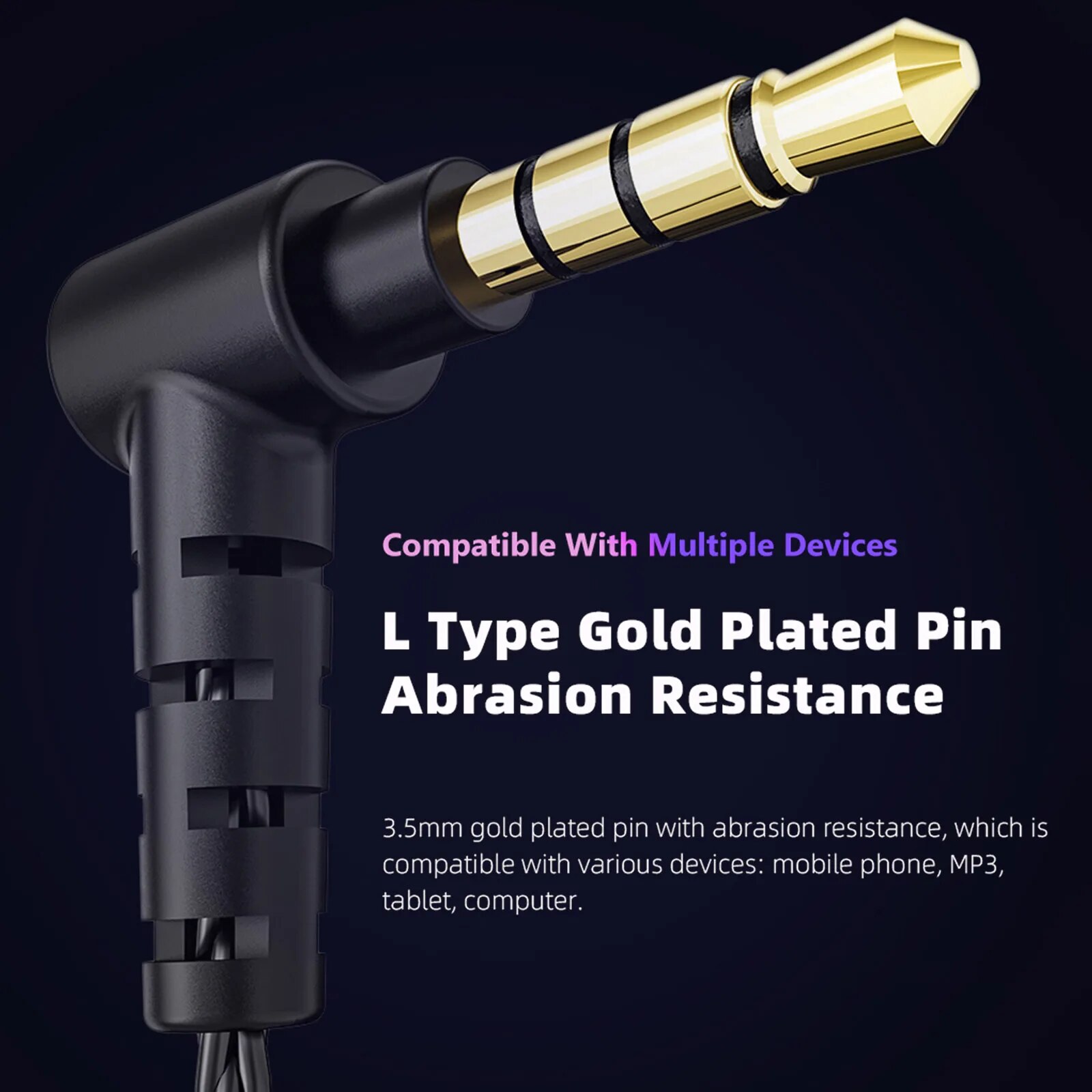 QKZ AK6 Pro 3.5mm Wired Headphones Dynamic Music Earphone Detachable Headphone Cable Ear Hook Sports Headset In-ear Earbuds. 