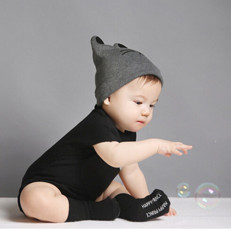 I Love Daddy&Mummy Baby Hat Winter Hats Children's Hat For Boy Girls Cotton Beanie Cap Toddler Infant Baby Knitted Bonnet 0-12M Bones Infantis. 