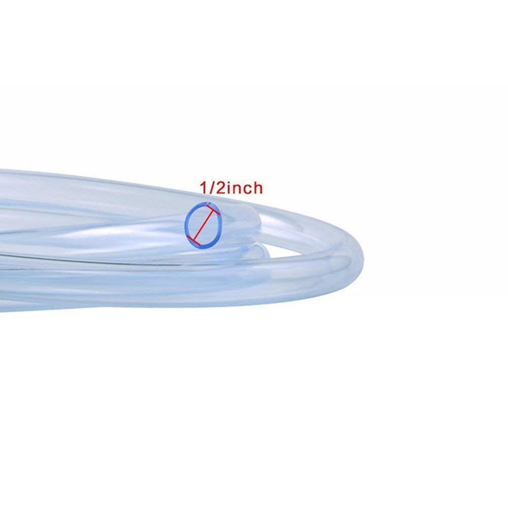 KOKKO Self Priming Siphon Hose, Crystal Clear Food Grade Tubing 5.9ft Length, 0.07in Thickness Multipurpose Siphon Hose For Water, Liquids, Oil & Gas, Aquarium Draining. 