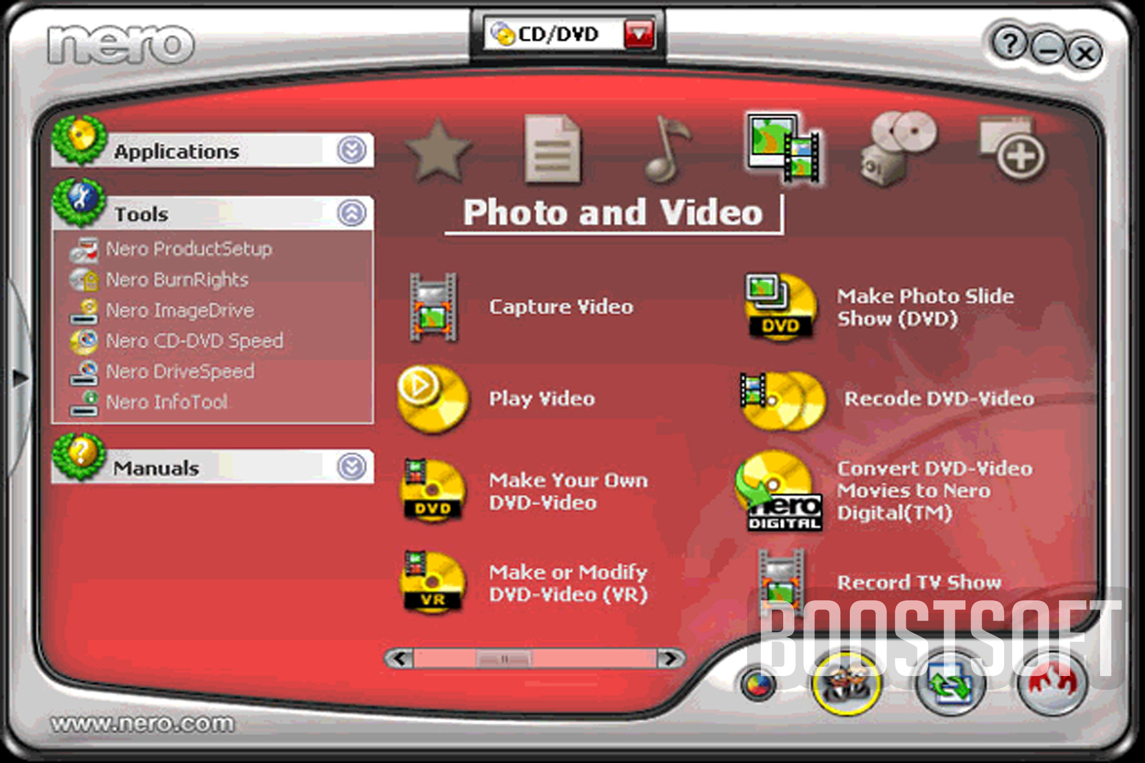 Nero Burning Rom 7 with life time licenses key and no 1 packing quality. 