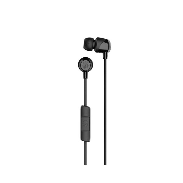 Skullcandy Jib 3.5mm Jack Wired In-Ear Earphone High-Quality Effortless Bass Sound Built-In Microphone Remote Control Lightweight Black Earphone. 