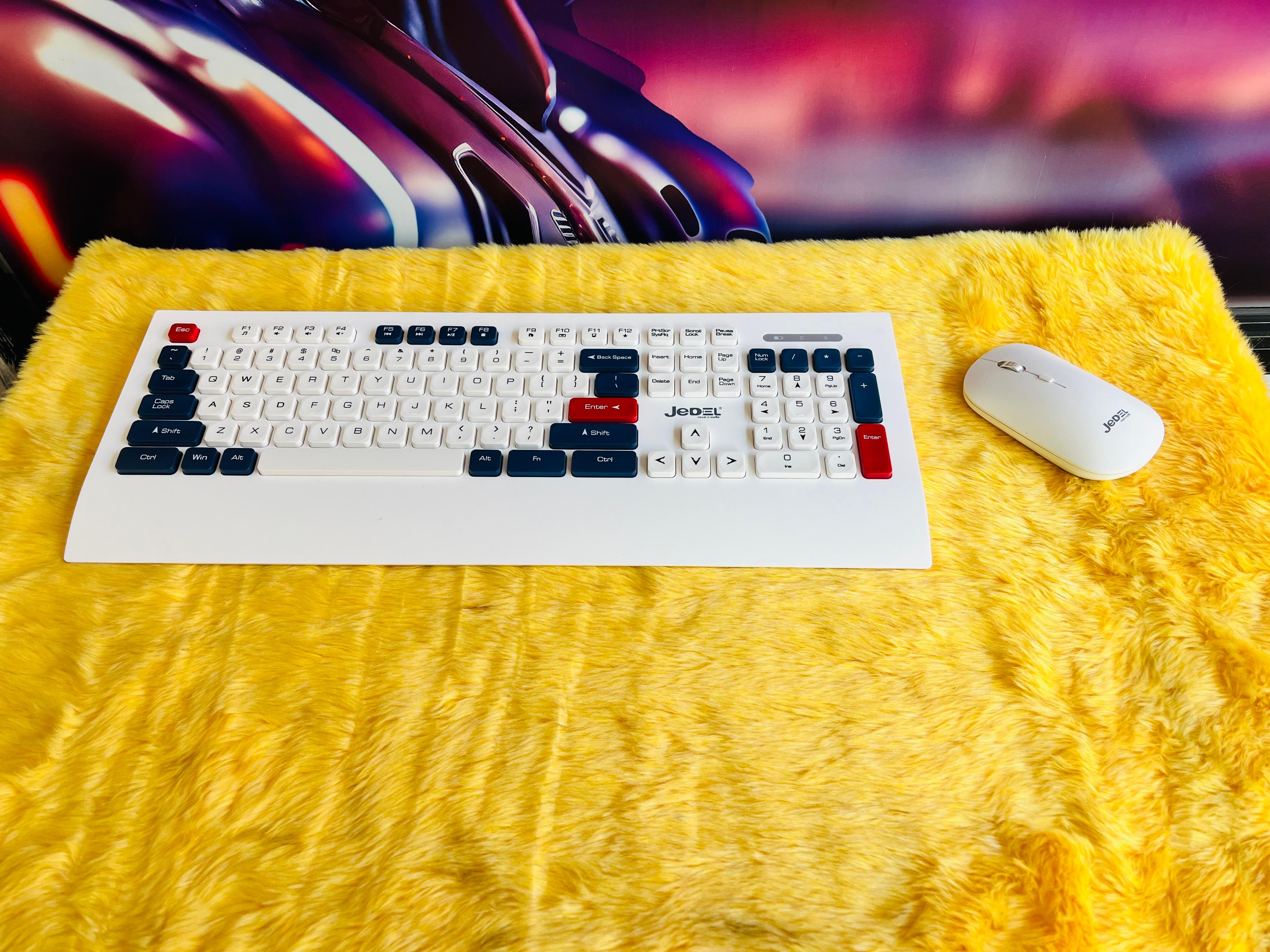 Jedel wireless keyboard mouse Combo pack. 