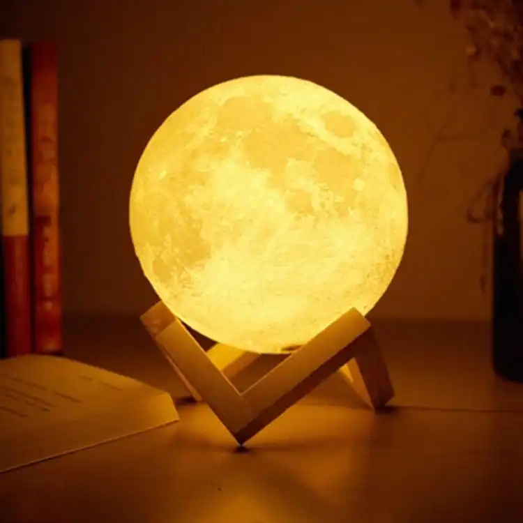 Bedside store moon lamp