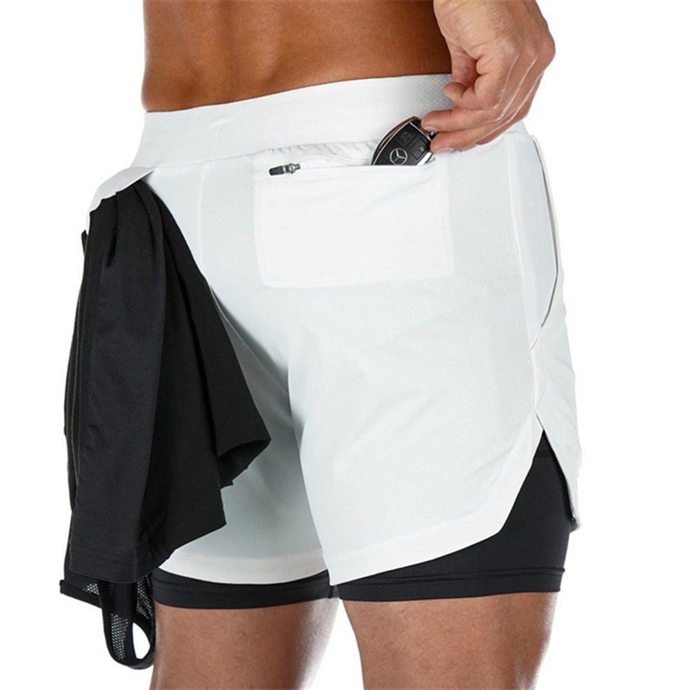 men's 2in1 running shorts