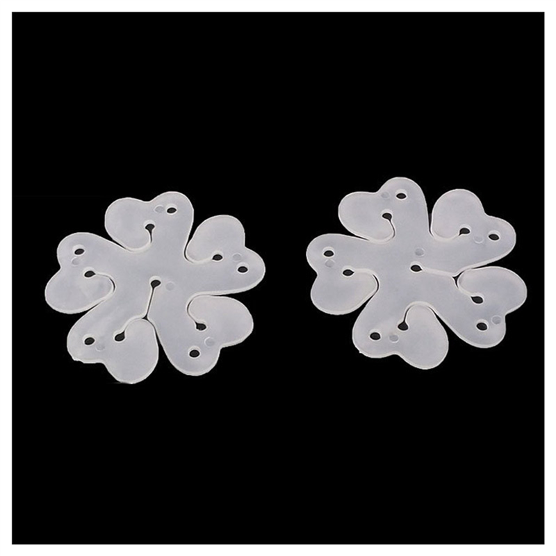 Pack of 200 Portable Flower Shape Balloon Clips Holder for Wedding Event Decorations Birthday Party Supplies. 