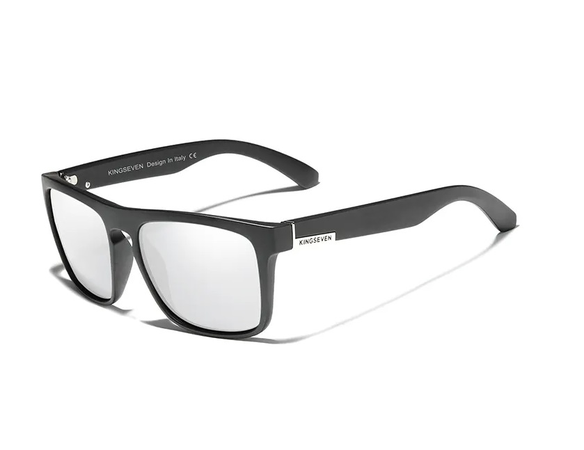 KINGSEVEN TR90 Frame Mirror Lens Original Sunglasses For Men Women Polarized Outdoor Sports Eyewear. 