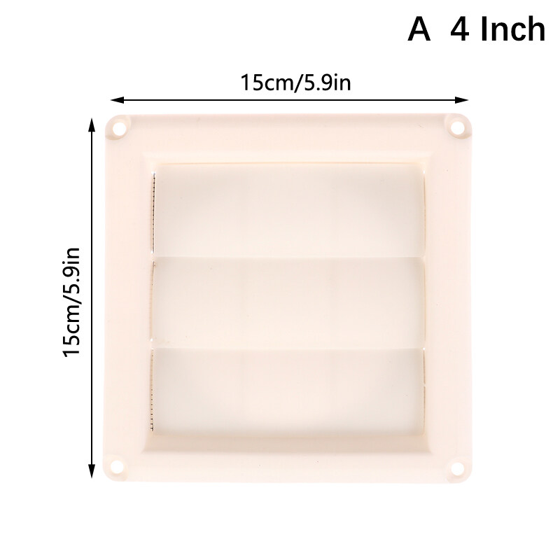 HAHA Vent Grille Ventilation Cover Plastic White Wall Grilles Duct Heating Cooling. 