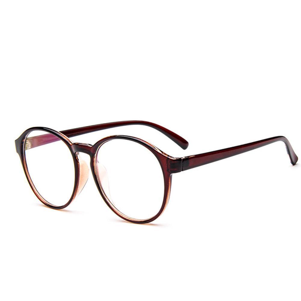 Retro Round Plain Glasses Spectacles Glasses Frame Eyewear Decoration. 