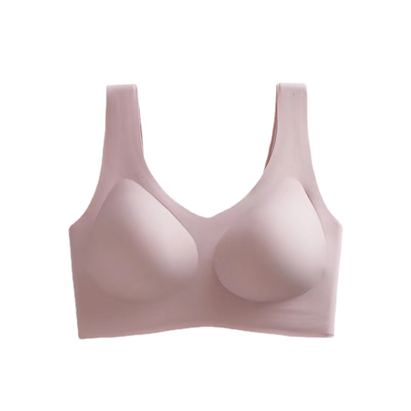 WX Cloud Size-Free Seamless Underwear Small Breasts Lady's Push Up Wireless Sleep Vest Sports Bra Wholesale. 