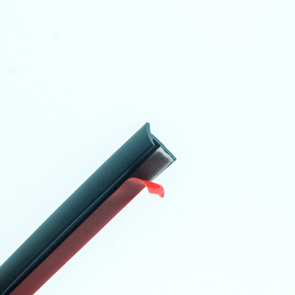 【Black 5M】 Black T Door seal Sealing Strip For rubber Seal Front bumper