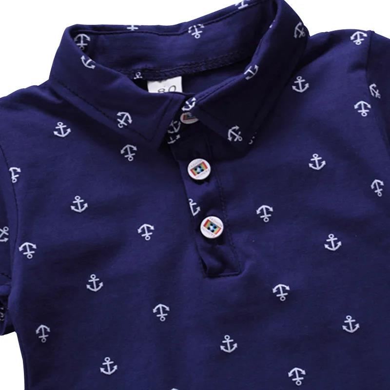 Direct Sale Cotton Shirt Top 2024 Summer New Baby Kids Boys Fashion Breathable Print Short Sleeve Lapels. 