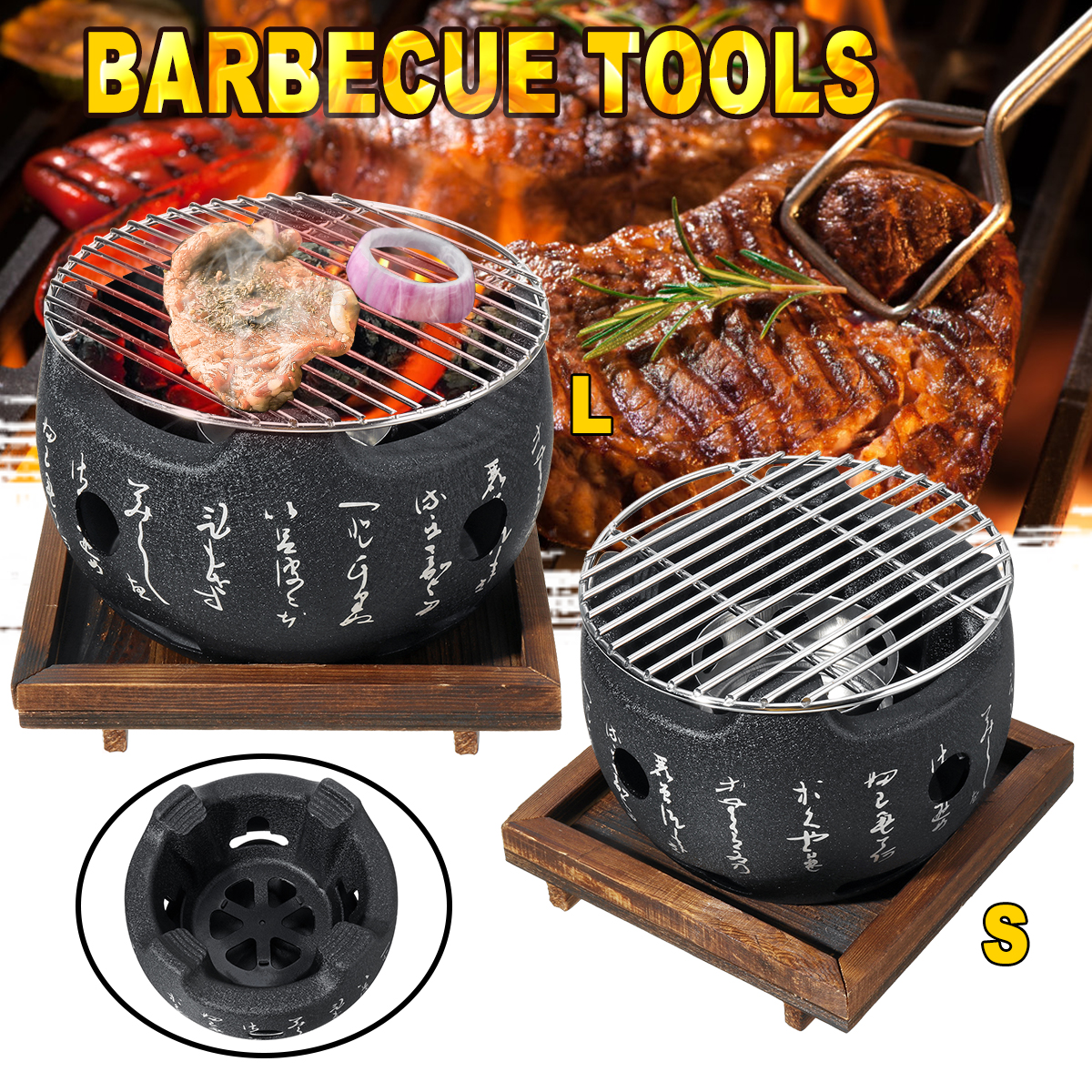Japanese BBQ Table Grill Charcoal Grill 