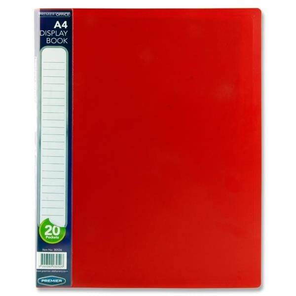 Display Clear Book File (8.5" x 13") F4 - 10,20,30,40,60,80,100 Pockets Can be used for filing important documents. Hard Cover Available in different colours. File Size is F4 Size Useful for keeping important document. 