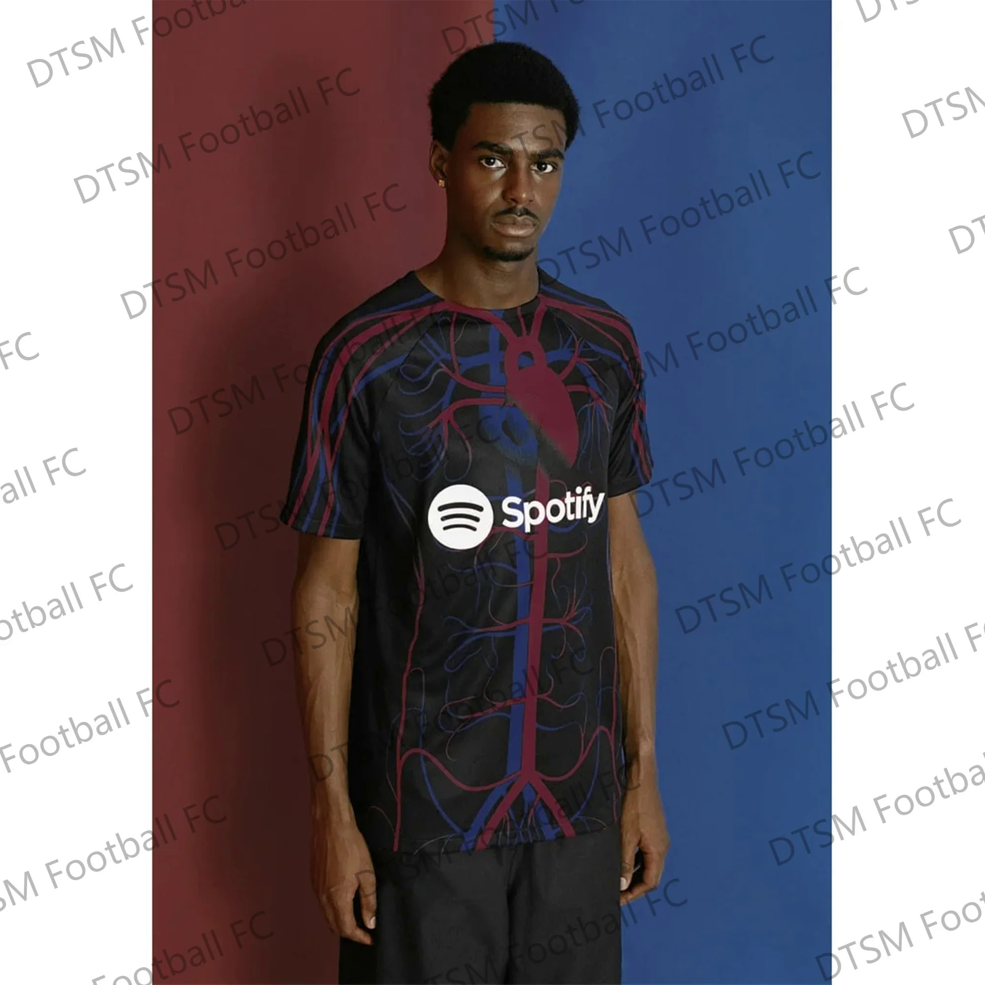2023/24 New Arrival Spain Jersey BCA X PATTA CULERS Football jersey Jointly-designed Kid Jersey Tee Oversized Top