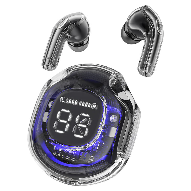 Acefast Crystal T8 Tws Wireless Earbuds Ultrapods Pro T8 Tws Bluetooth