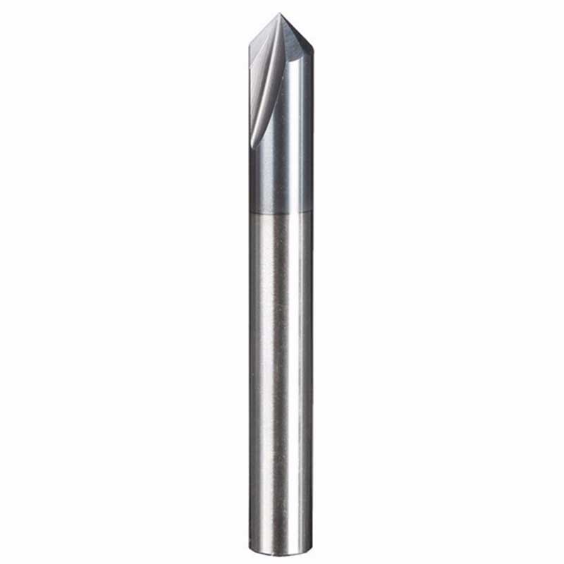 bbyes 6mm Chamfer End Mill 90 Degree Cutter Router Bit Tool 2 Flutes HRC45 Carbide. 